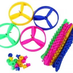 10pcs Plastic Dragonfly Toys Pull String Flying Saucers for Kids Toys Gifts-picture-45