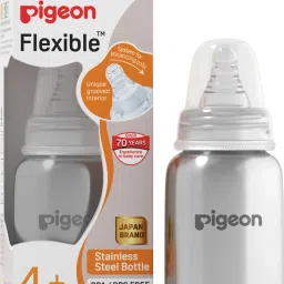 SN STEEL BOTTLE 140ML M SIZE WITH PLASTIC HOOD & CAP (NATURAL) - 140 ml-image-51