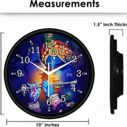 lrvela Analog 25 cm X 25 cm Wall Clock image 3