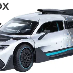 1:24 Scale Metal Merrc MG-ONE with Doors ,Lights & Music for kids-29
