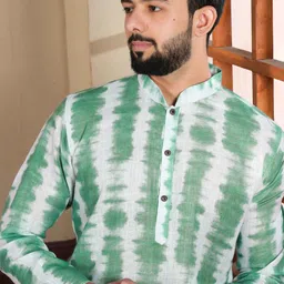 koshin Men Pure Linen Kurta Pyjama Set-picture-47