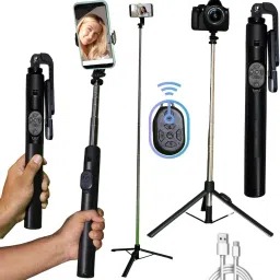 Pharaoh Y17 Selfie Stick Tripod Stand for Photography Extendable Selfie Stick 170cm Long Tripod, Monopod Kit, Tripod Kit, Monopod-image-3