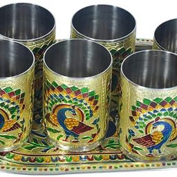 Tray, Glass Serving Set-23