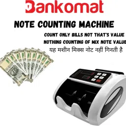 BANKOMAT Premium Quality Currency/Cash Machine with Fake Note Detection,Batch Mode & Fast Countertop Currency Detector image 2