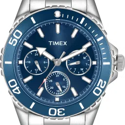 timex Multi Function Blue Dial Analog Watch- For Men TW000Z605 image 2