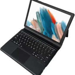 Proelite Bluetooth TouchPad Keyboard flip case cover for Motorola Moto Tab G62 10.6 inch Bluetooth Standard Tablet Keyboard Compatible with Desktop, Laptop, Mac image 2
