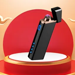 Cigarette Lighter Usb Rechargeable Lighter, Windproof Slim Coil Arc Lighter W104 Pocket Lighter-image-7