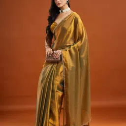 lorofy Embellished Bollywood Tissue, Silk Blend Saree-picture-31
