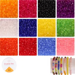 light 6mm crystal beads kit-20