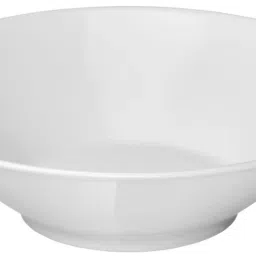Stoneware Salad Bowl 365+ Deep plate/bowl, angled sides white, 22 cm (9 ") Disposable-39