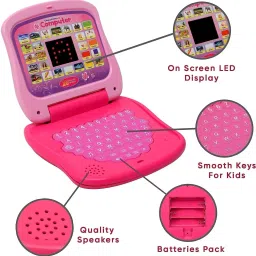 zilasa Kids Laptop for Learning Mathematics and English, Numeric and Alphabet Display image 2