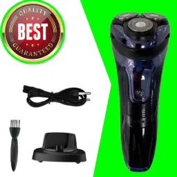 ALIS- TON Professional Men's 3D Electric Shaver pop up Rechargeable Float Triple 3 BladesShaver For Men-image-48