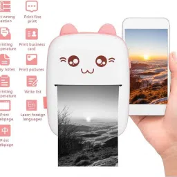 IMMUTABLE Portable Printer, Mini Wireless Bluetooth Thermal HCZ3 Multi-function Monochrome Label Printer-17