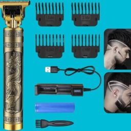 UZAN Golden Trimmer For Men Fully Waterproof Grooming Kit 90 minRuntime 4 Length Settings-image-29