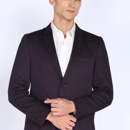 Men Self Design Single Breasted Formal Blazer-image-70