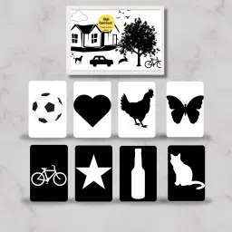 Newborn Flashcards: Bold Black and White Designs for Visual Growth-7