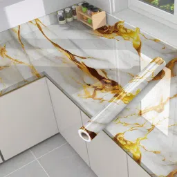 Architecture White, Gold Wallpaper-image-6