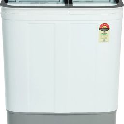 10 kg Semi Automatic Top Load White, Black-17