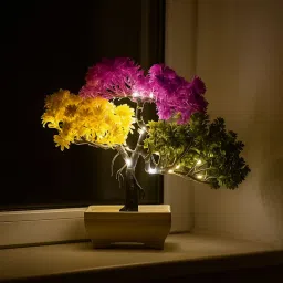 Artificial Flower For Home Décor Item , Gift Item , Indoor Décor Fake Plant Bonsai Wild Artificial Plant with Pot-image-2