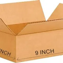 Corrugated Cardboard, Craft Paper, Paper (25 Boxes) 9 x 6 x 4.5 Inches 3 ply Cartoon Box For Packing, Moving, Shipping, Packaging Box-picture-20