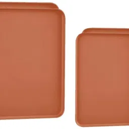 Wheat Straw Trays Unbreakable Dinner Trays Set, Salad Trays for Kitchen Tray-image-80