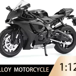 R1 Bike Toy 1:12 Scale Alloy DieCast Metal Light Music Toy for Kids-image-39