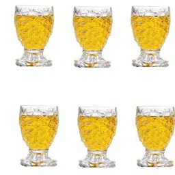 Bottle & 12 Glass Serving Lemon Set, Yellow, Clear, Glass - A1100 Jug Glass Set-image-39