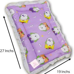 New Born Baby Supper Soft Fril Mattress(0-6 Months)( Pack Of 1)-picture-17