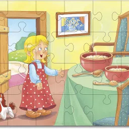 bookford 4 In 1 Goldilocks And Three Bear Jigsaw Puzzle Game & Fun and Learning image 3