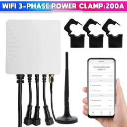 amicisense 3-Phase WIFI Power Monitoring Device with SmartLife App Connectivity Digital Voltage Tester image 3