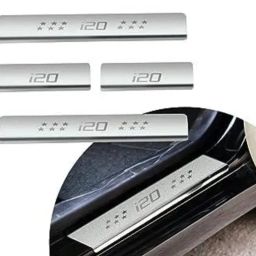 DOOR SILL GAURD FOR i20 /FOOTPATI/FOOTSTEP/PROTECTOR (SET OF 4 ) Door Sill Plate-image-2
