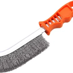 Professional 225mm Hand Wire Brush Scraper, Plastic Handle, Copper Wire Brush, Handle Scratch Brush-picture-13
