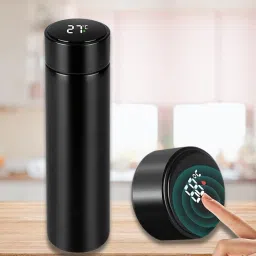 Thermal Insulated Tumbler with Digital Temperature Display 500 ml Bottle-11