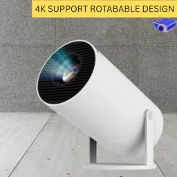 Clairbell Mini HD Projector for Home 4KSupport With Built-in App Netflix/Prime/YouTubeV82 (4500 lm / 1 Speaker / Wireless / Remote Controller) Portable Projector-picture-9