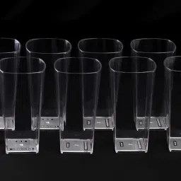 (Pack of 8) Crystal Clear Transparent Water & Juice Glasses (Set of 8) Glass (300ml) Glass Set Water/Juice Glass-11