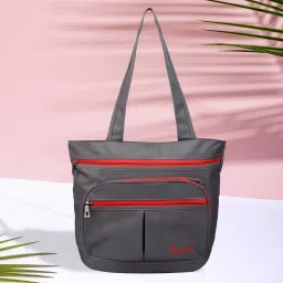Shopping Bag for Grocery|4 Compartment|Handle Shoulder Bag|Gray Grocery Bag-24