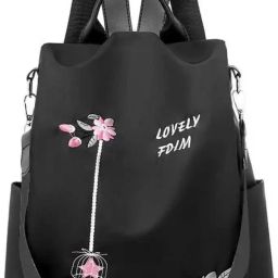 NEW EMBROIDERY STYLISH BACKPACK FOR WOMEN & GIRLS Waterproof Backpack-image-57