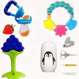 My Newborn Baby Care Combo Teether and Feeder-27