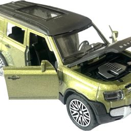 Diecast MetalCar DefenderToyCars For Kids Pull Back OpenableDoors(GreenPackof:1)-image-41