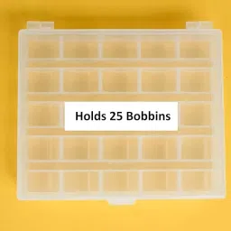 syga White Transparent Bobbin Storage Box Bobbin Case image 4