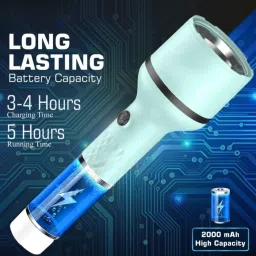99drops POWER Torch 1 Km high power & Dual POWER Battery Torch Torch image 3