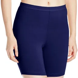 sona Solid Women Dark Blue Cycling Shorts-picture-2