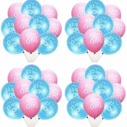 Printed Pink & Blue its a boy! its a Girl! Balloon for Baby Shower Decoration Pack of 25 Balloon-image-39