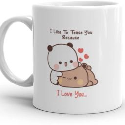 Bubu Like To Tease Dudu Because… Beautifull Love Couple gift Ceramic Coffee Mug-image-23