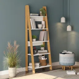 ZORA Engineered Wood Open Book Shelf-25