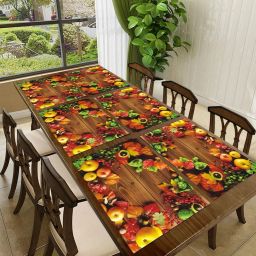 Rectangular Pack of 6 Table Placemat-19