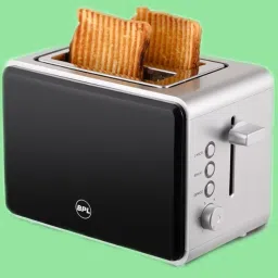 BPL Pop Up Toaster with 2 Slice Stainless Steel Toaster, Black/Silver, 750 W Pop Up Toaster-28