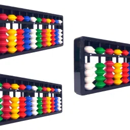 Abacus Math Learning kit for Kids 13Rod Multicolor - Set of 3-7