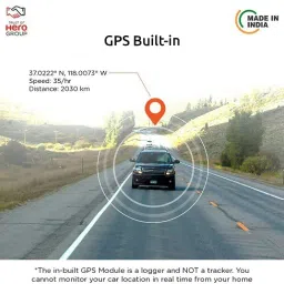 qubo Smart Dashcam Pro GPS|1080p Recording|G-Sensor|WiFi|GPS Log|360 Rotatable Design In-car Camera System image 3