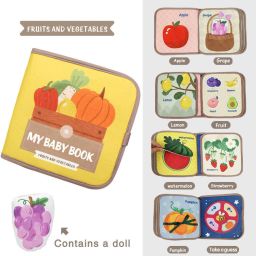 Baby Busy Book for Toddlers 6 to 24 Months Cartoon Fruit Early Learning Toy Book-23